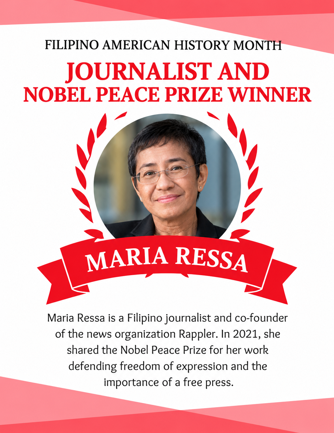 Portrait of Maria Ressa