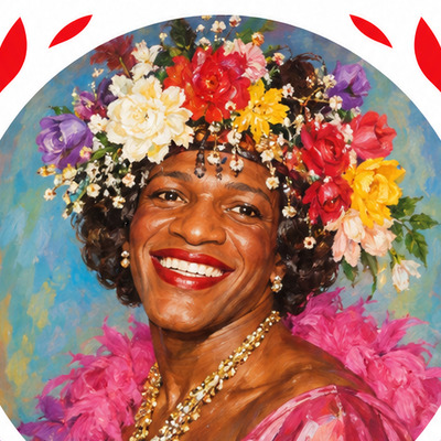 Portrait of Marsha P. Johnson