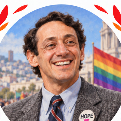 Portrait of Harvey Milk