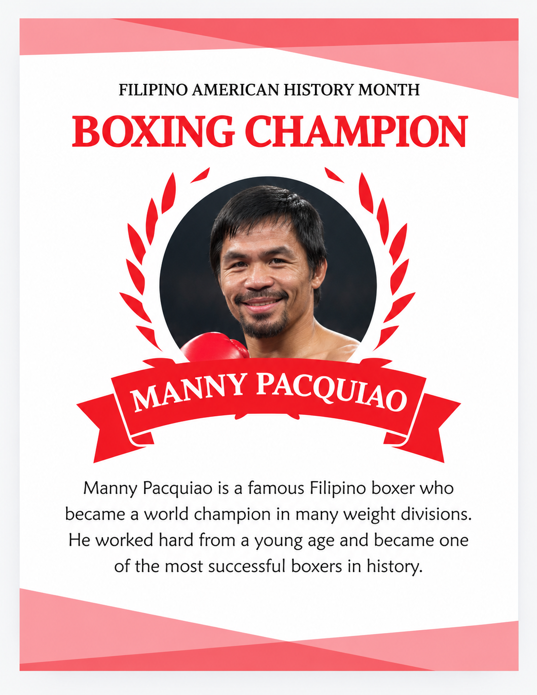 Portrait of Manny Pacquiao