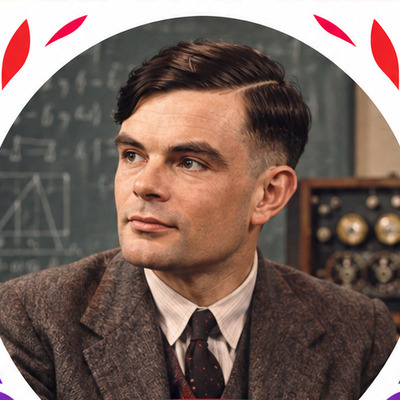 Portrait of Alan Turing